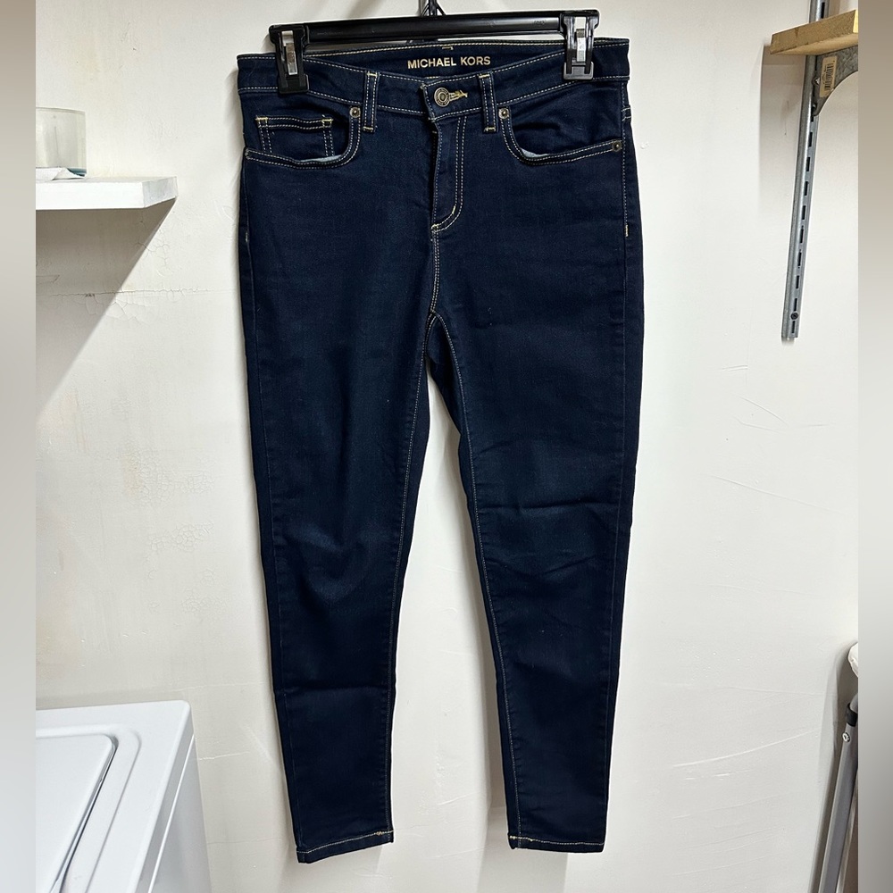 Michael Kors Izzy skinny ankle jeans